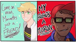 MARINETTE GETS FRIENDZONED AGAIN (Miraculous Ladybug Comic Dubs Animations)