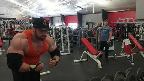 Joey Pyontka in the gym