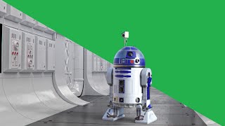 R2D2 free to use green screen effect [2 of 2]