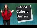 How can i burn 1000 calories in an hour