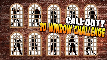 The 20 Window Zombie Challenge (Call of Duty Zombies Map)