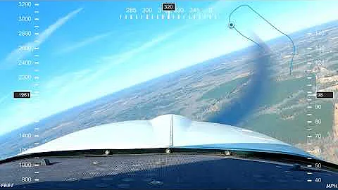 Go-around in a Grumman Traveler