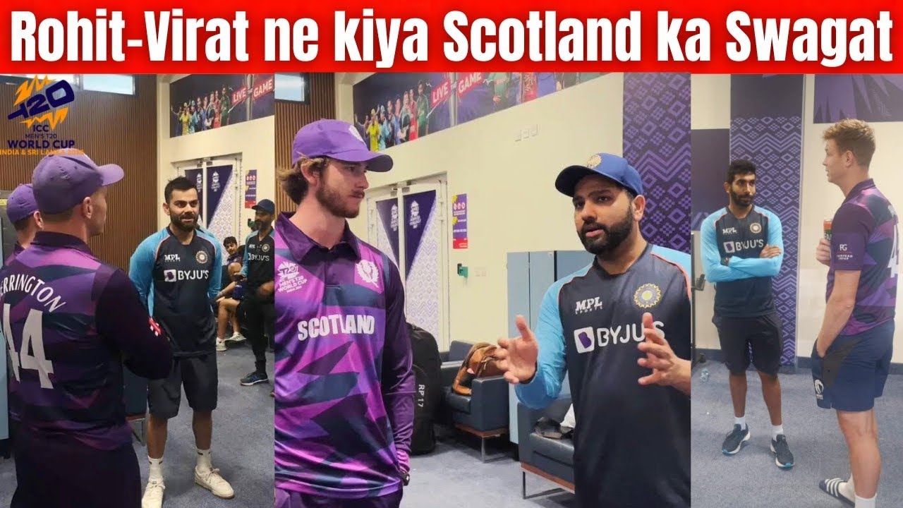 INDIA Jeeta Scotland ka Dil ❤️ Ye Swagat hamesha yaad rahega | Scotland Team Come In india For T20WC