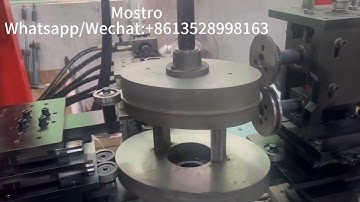 Edge cutting and beading machine for oval shape
