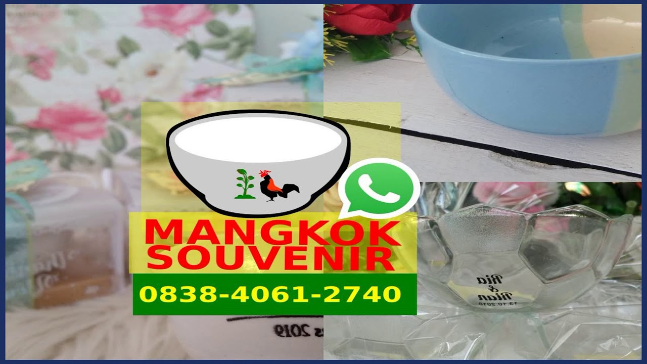 Souvenir Pernikahan Murah Mangkok Kecil 0838_4061_2740 {WA} - YouTube