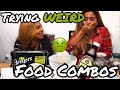 TRYING 10 WEIRD FOOD COMBOS- w/ my BFF! | As Told By Abby
