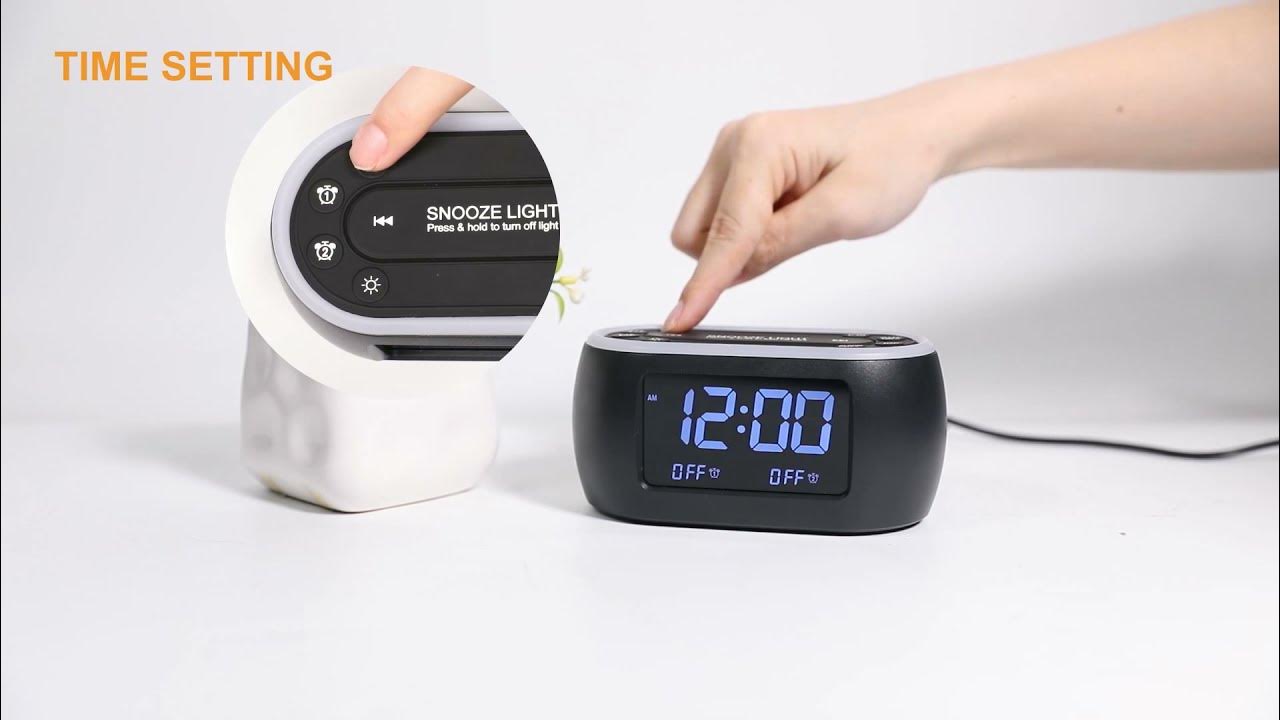 BUFFBEE / USER MANUAL OF ALARM CLCOK RADIO DE & UK YouTube