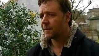 Raw Video: Russell Crowe On 'The Next Three Days' Set