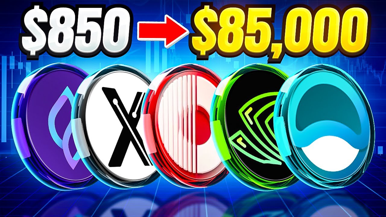 TOP 5 Crypto Coins That Could 100X In 2024 (URGENT!!) - YouTube