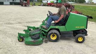 JOHN DEERE F735 DIESEL MOWER AT STADE AUCTION ONLINE