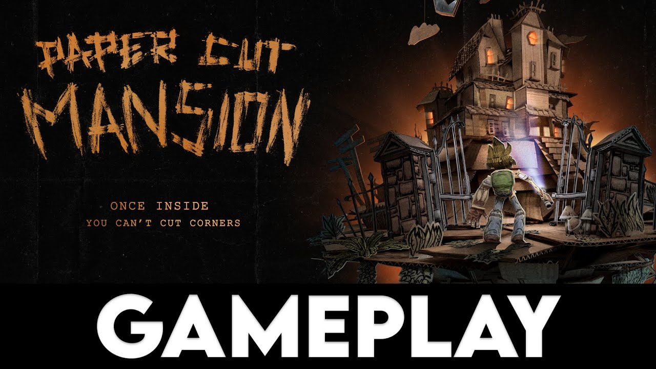 PAPER CUT MANSION Gameplay [4K PC ULTRA]