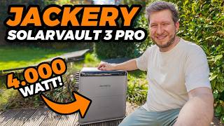 Jackery SolarVault 3 Pro: Balkonkraftwerk mit 4.000 Watt Eingang mit 8 Solarmodulen