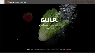 Parallax Backgrounds Widget in Adobe Muse | MuseThemes.com