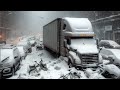 Italy chaos today..!! Abruzzo, Molise and Marche are buried in thick snow