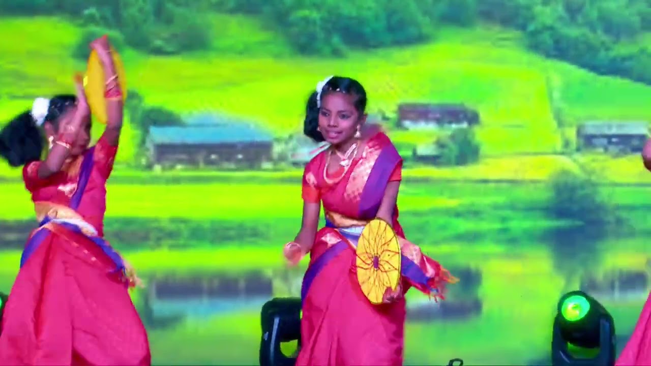 Thannane Nattu Pura Paadal song Saraswathi School Valappady sangamam 2023 by our VII Girls