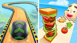 Going Balls Levels | Sandwich Runner Game Levels Android ios mobile Gameplay