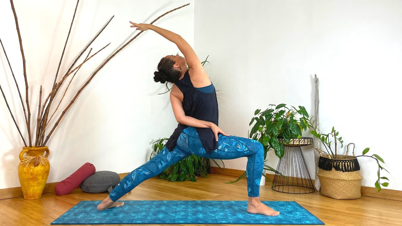 30 min Vinyasa Yoga - cours complet - on renforce et étire tout particulièrement le dos