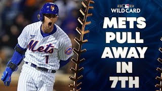 Mets RALLY for 4 runs in the 7th to pull away from the Padres!