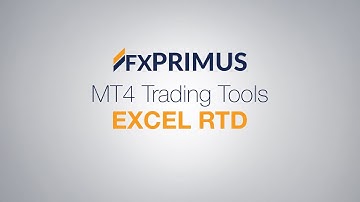 FXPRIMUS MT4 Trading Tools - EXCEL RTD