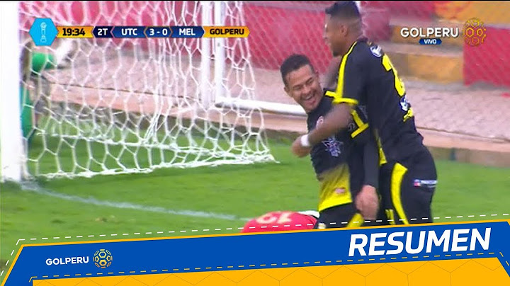Resumen: UTC - Melgar (3-0)