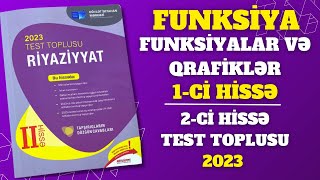 Yeni Test toplusu 2023 Funksiyalar və qrafiklər 1-ci bölmə bütün izahlar #buraxılış #blok #dim