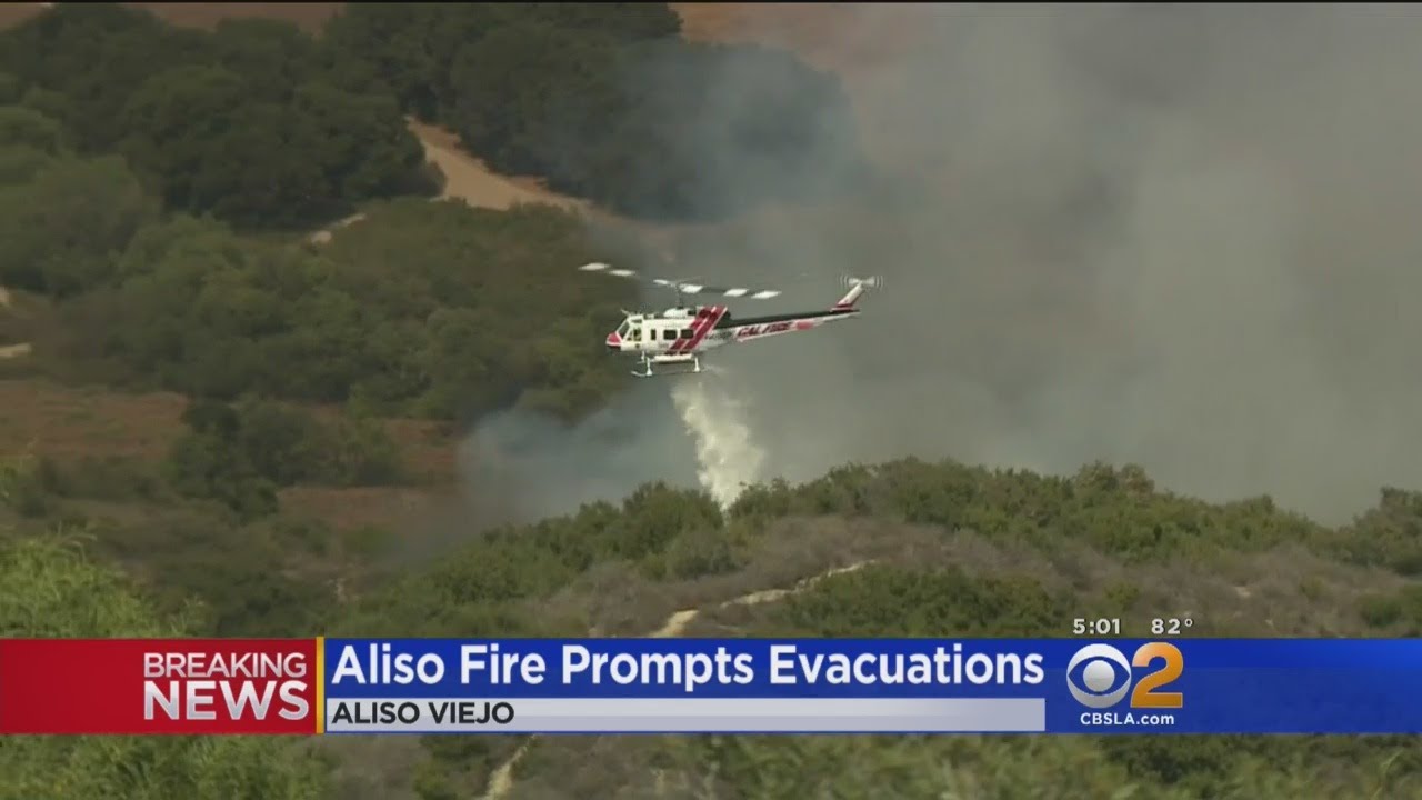 Brush fire near Laguna Beach threatens homes, prompts evacuations