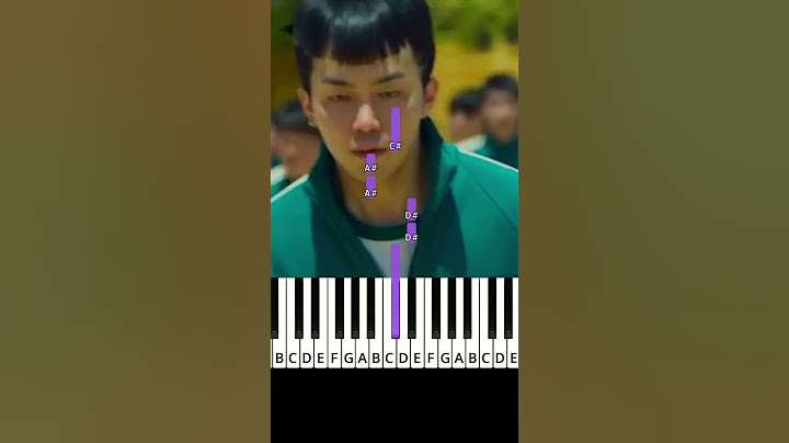 Squid Game Season -  RED LIGHT GREEN LIGHT ( Easy piano tutorial )
