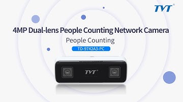 TVT 4MP Dual-lens People Counting Network Camera @TD-9742A3-PC