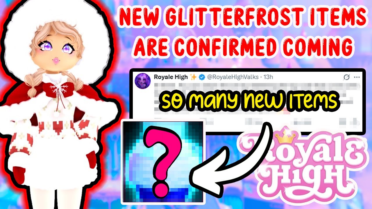 Подтверждено появление новых аксессуаров Glitterfrost в Royale High