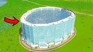 I built a LAKE using SKYSCRAPERS in Cities Skylines!