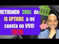 Como retirar dinero de IQ OPTIONS 2020 😱 En tiempo REAL 🤑 [ RETIRO CONFIRMADO EN MI CUENTA ]