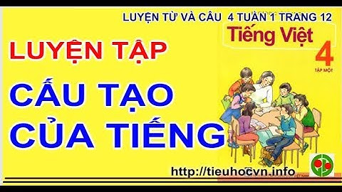 Luyện từ và câu 4 Tuần 1 Luyện tập Cấu tạo của tiếng Trang 12