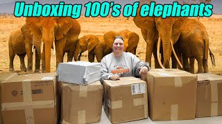 Unboxing 100's of Elephants Check out all the interesting items we got!