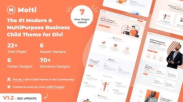Introducing Molti | Multipurpose Business Child Theme for Divi