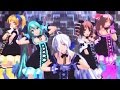 【MMD】Carry Me off　Tda式 テト ミク ハク ルカ ネル( Tda Teto Miku Haku Luka Neru )