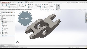 Rockerarm modeling in solidworks
