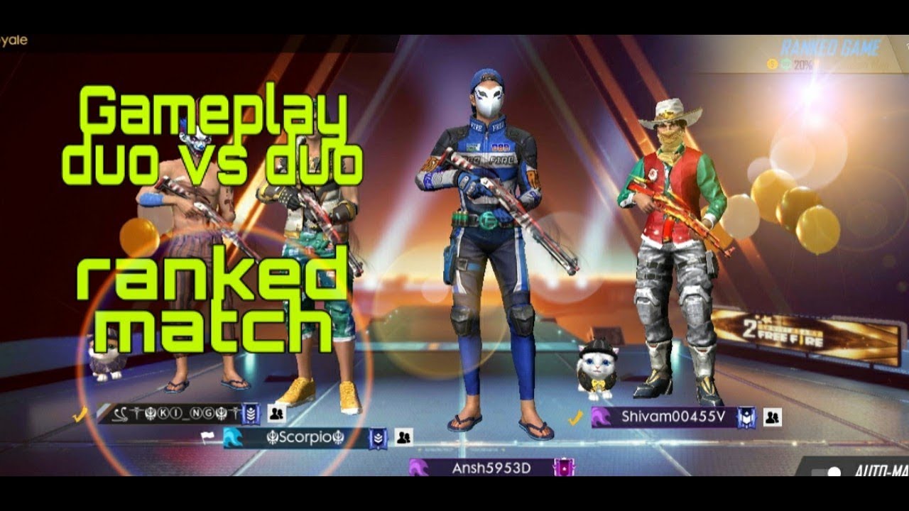 Guys pro tips/gameplay vedio is here || duo vs duo ranked match - YouTube