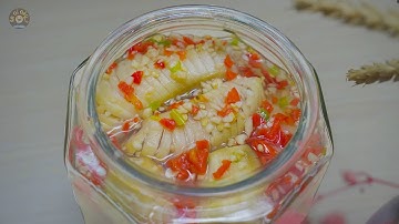 Chuối Ngâm Chua Ngọt Trắng Giòn Chống Ngấy Ăn Hoài Không Ngán