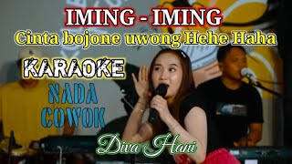 Iming Iming (Cinta bojone uwong hehe haha) - Diva Hani (KARAOKE) DANGDUT KOPLO Lagu terbaru 2024