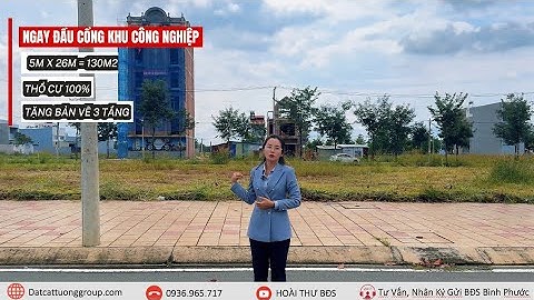 Mặt Tiền Kinh Doanh Đối Diện KCN- Lô Đất 130m2 tặng bản vẽ 3 tầng cao cấp🎯