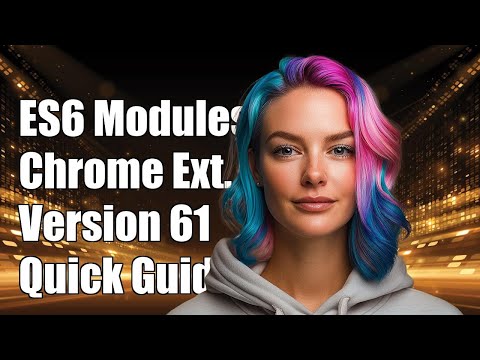 ES6 modules in extensions in Chrome version 61