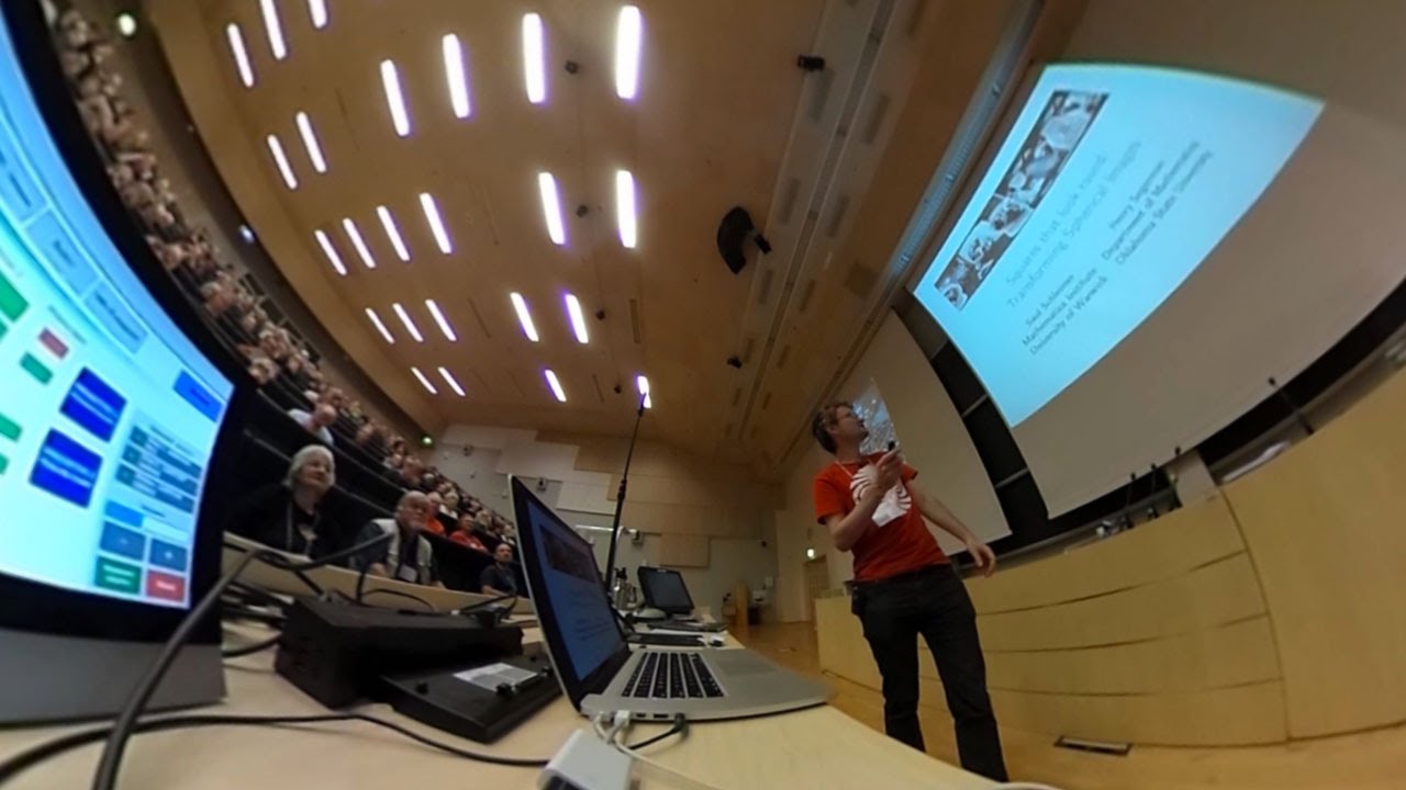 Bridges 2016 talk - Squares that look round: Transforming Spherical Images
