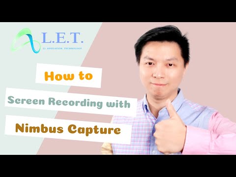 How to screen recording with Nimbus Capture
