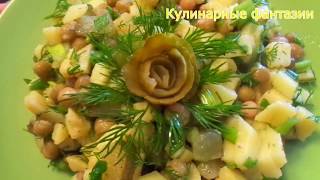 Картофельный салат на каждый день НЕ ДОРОГОЙ И ВКУСНЫЙ. Салаты. Простые рецепты Картофельный салат на каждый день НЕ ДОРОГОЙ И ВКУСНЫЙ. Салаты. Простые рецепты