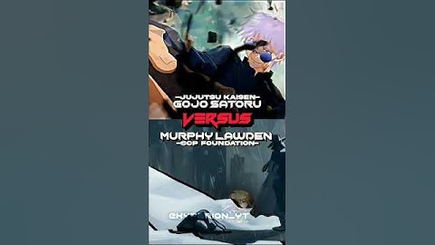 Gojo Vs Murphy Lawden | Jujutsu Kaisen | Scp Foundation |BONES・Dxrk ダーク #shorts #anime#jujutsukaisen