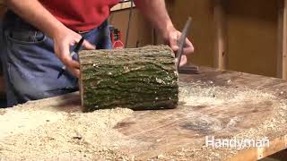 How to Turn Fireplace Logs to Lumber