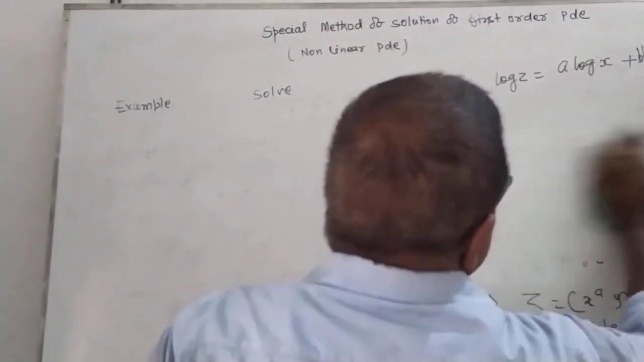 Special method of solution of first order pde(Non Linear Pde) part 2