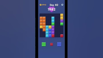 Day 40 of playing block blast every day #music #theweeknd #blockblast #shorts #games #gaming #daily