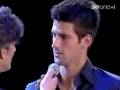 Novak djokovic imitates nadal and sharapova at fiorello show