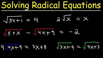 Solving Radical Equations